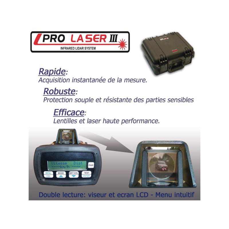Prolaser 3 Cinémomètre Laser homologué