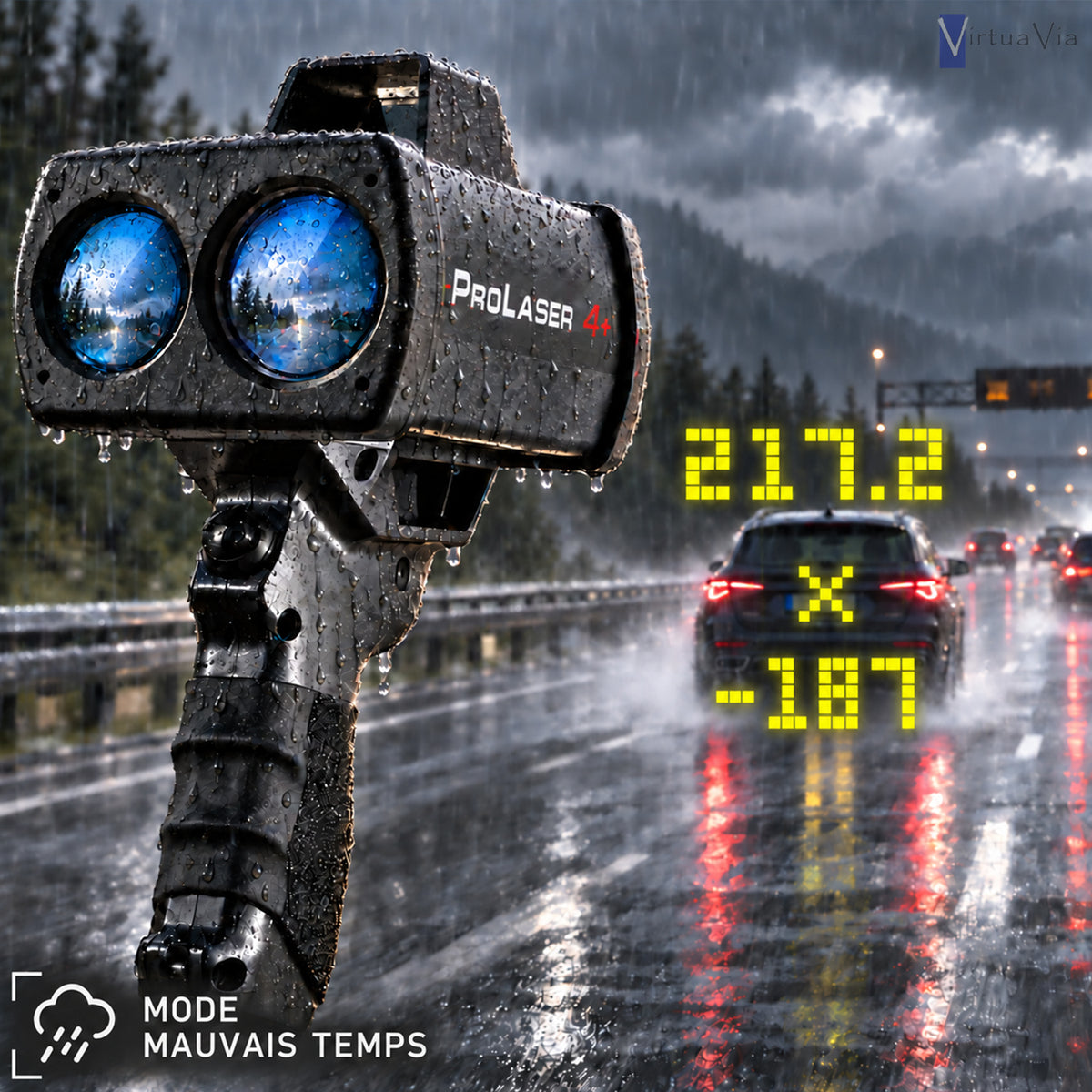 Prolaser 4 -Mode mauvais temps